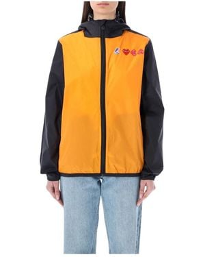 COMME DES GARÇONS PLAY Rain Jackets - Orange