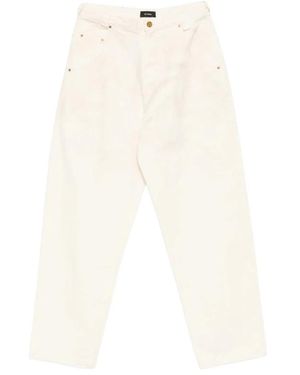 Willy Chavarria Loose Fit Jeans - White
