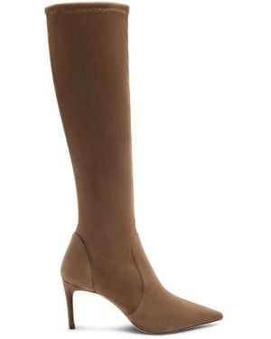 Stuart Weitzman Schoenen ,Leer Stuart Power Kniehoge Laars 75 - Bruin