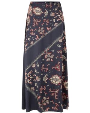 Marc Cain Rokken ,Veelkleurig ,Periscope Viscose Rok - Meerkleurig