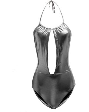 EA7 Zilveren Badpak - Zwart