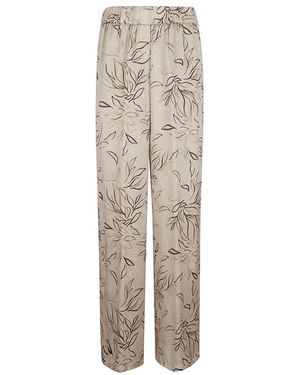 Peserico Wide Trousers - Natural