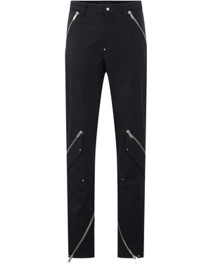 HELIOT EMIL Slim-Fit Trousers - Blue