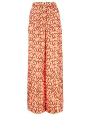 Versace Wide Trousers - Orange