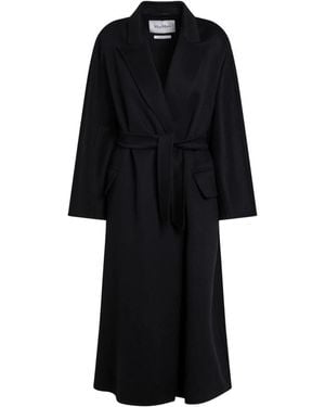 Max Mara Belted Coats - Negro