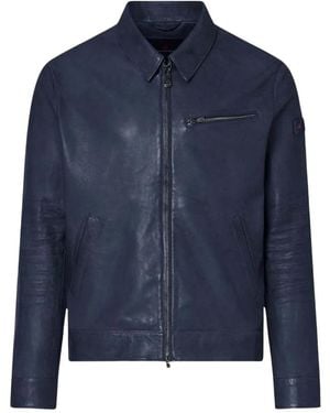 Peuterey Leather Jackets - Azul