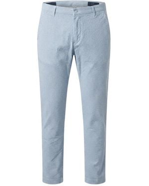 Entre Amis Slim-Fit Trousers - Azul