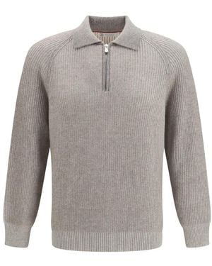 Brunello Cucinelli Cashmere Knitwear - Gris