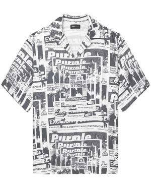 Purple Brand Short Sleeve Shirts - Grigio