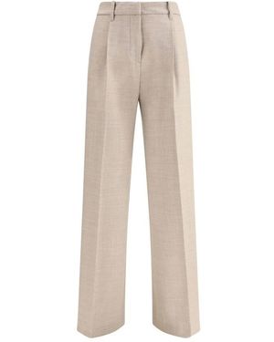 True Royal Moderne Wide-Leg Karol Broek - Naturel