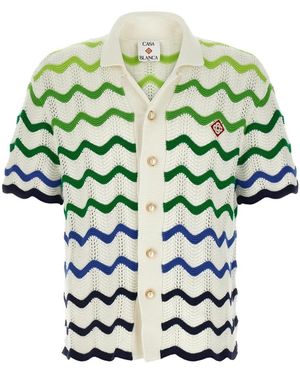 CASABLANCA Short Sleeve Shirts - Vert