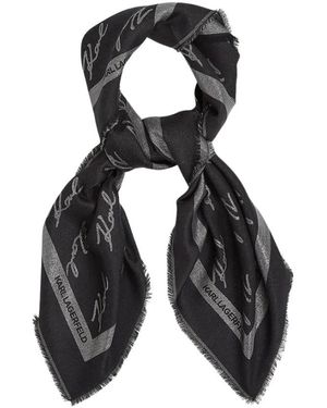KARL LAGERFELD Scarves - Nero