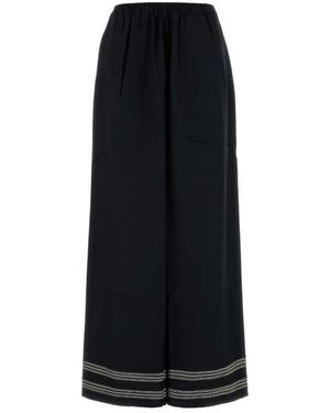 Bode Wide Pants - Black