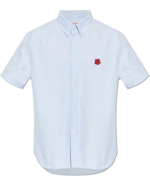KENZO Short Sleeve Shirts - Blue