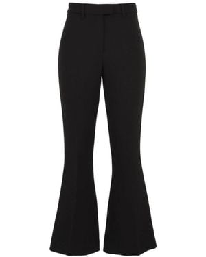 L'Autre Chose Wide Trousers - Negro