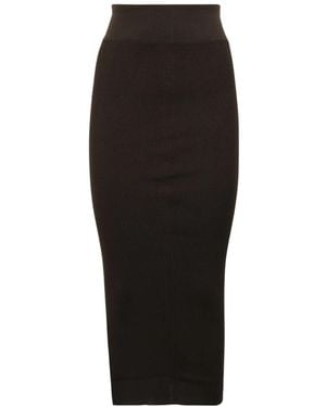 Rick Owens Midi Skirts - Nero