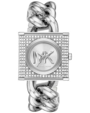 Michael Kors Mini Lock Pavé Armbanduhr - Mettallic