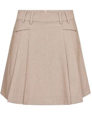 co'couture Pleated Short Vida - Natur