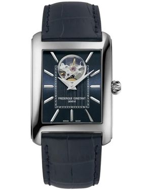 Frederique Constant Accessoires ,Blauw ,Classics Carree Heart Beat Automatic - Zwart
