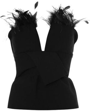 Alberta Ferretti Sleeveless Tops - Nero