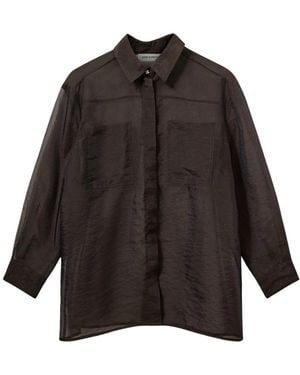 Sofie Schnoor Overhemden ,Bruin ,Leer Ceniasw Shirt - Zwart
