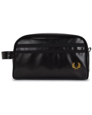 Fred Perry Toilet Bags - Negro