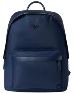 Emporio Armani Asv Nylon Rugzak - Blauw