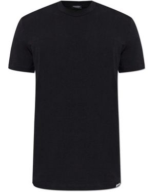 DSquared² T-Shirt Aus Der Unterwäschekollektion - Schwarz