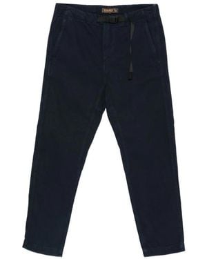 Woolrich Broeken ,Blauw ,Nylon Rechte Broek