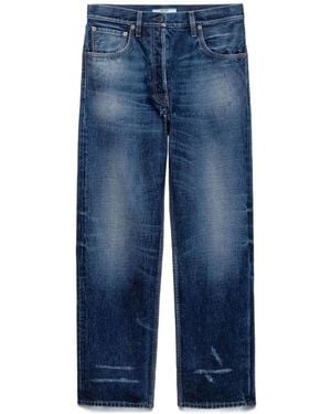 Prada Gerades Jeans - Blau
