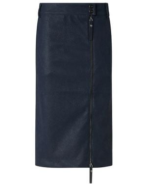 Pinko Rokken ,Blauw ,Leather Skirts