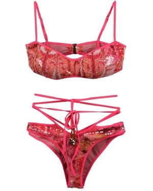 FK Badmode ,Roze ,Polyester Bikini - Rood