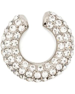 Fiorucci Kristal Oor Manchet Gebogen Ontwerp - Metallic