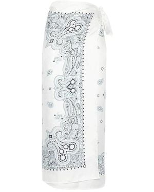 Ferragamo Gancini Stole - Weiß