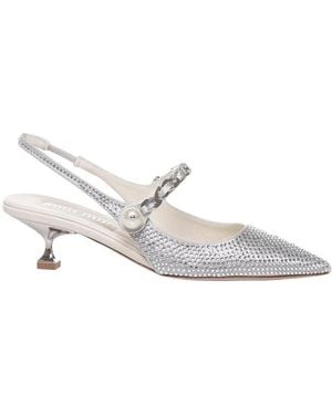 Miu Miu Court Shoes - White