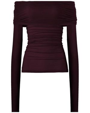 Wolford Tops ,Paars ,Wol Long Sleeve Top