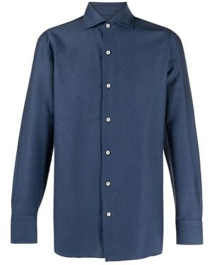 Finamore 1925 Casual Shirts - Blue