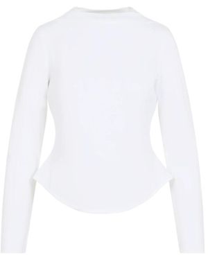 Alaïa Long Sleeve Tops - White