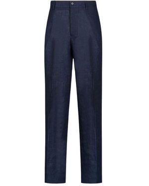 Dolce & Gabbana Wide Trousers - Blue