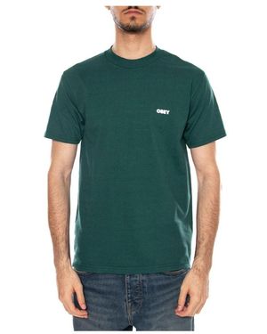 Obey Tops ,Groen ,Katoen