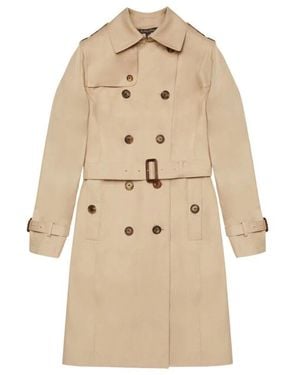 Brooks Brothers Wasserabweisender trenchcoat aus baumwolle - Natur