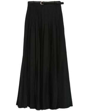 Self-Portrait Maxi Skirts - Zwart