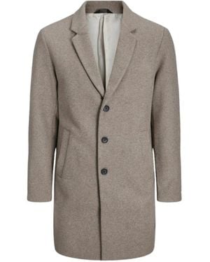 Jack & Jones Single-Breasted Coats - Brown