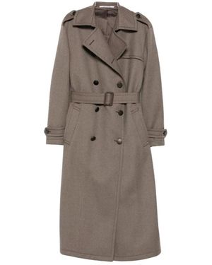 Tagliatore Trench Coats - Marrón
