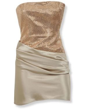 retroféte Marieta Embellished Dress - Natur