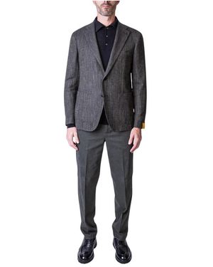 Tagliatore Single Breasted Suits - Noir
