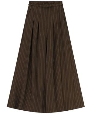 Imperial Wide Trousers - Brown