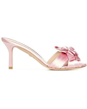 Giambattista Valli Heeled Mules - Rosa
