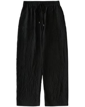 Studio Nicholson Wide Trousers - Negro