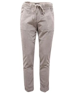 BRIGLIA Slim-Fit Trousers - Grey